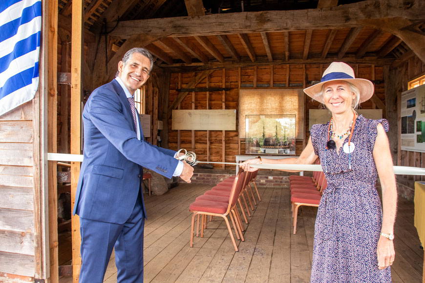 Uruguay ambassador opens new Buckler’s Hard exhibition for nelson’s favourite ship, HMS Agamemnon