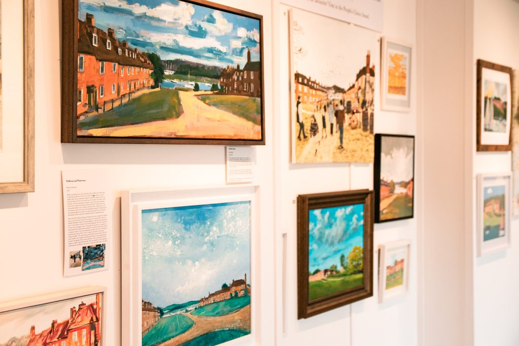 Winners of the Art of Buckler's Hard People's Award and kids